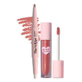 Lip Liner + Lip Gloss Duo (Half Life / Lucky Charm) by Half Caked